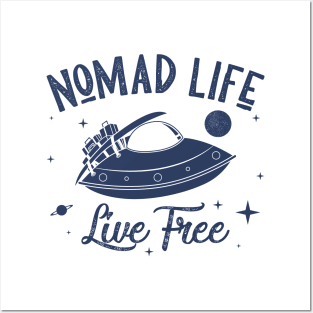 Nomad Life - Ufo Adventure - Blue Version Posters and Art